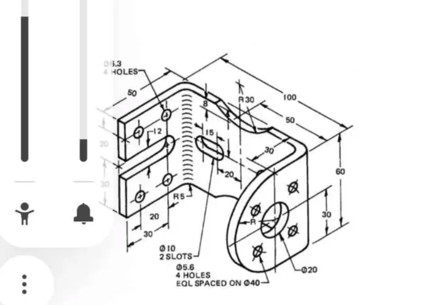 رسم هندسي وفني يدوي وسولد وانفتور واتوكاد