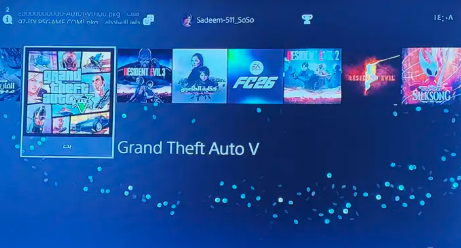 سوني 4 مهكر والعاب معربة