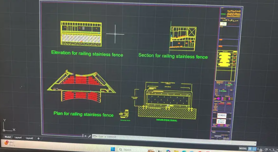 تصميم مخططات - إشراف أعمال تشطيب - مهندس معماري - مخططات 2d