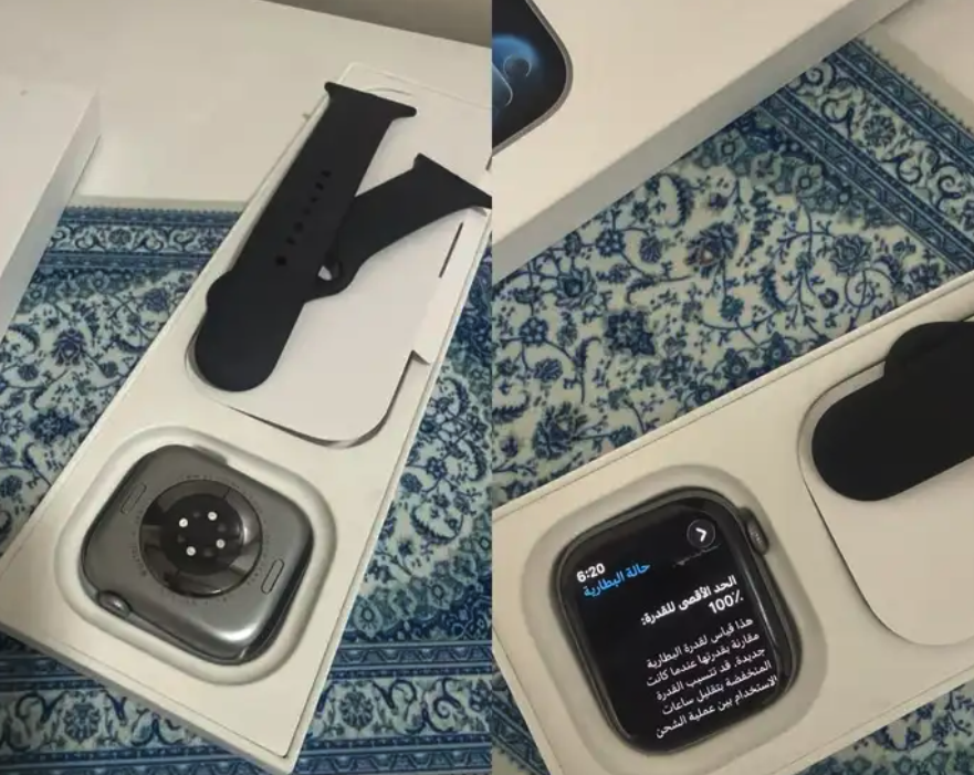 ساعة Apple Watch الجيل 11 أحدث إصدار شبه جديدة