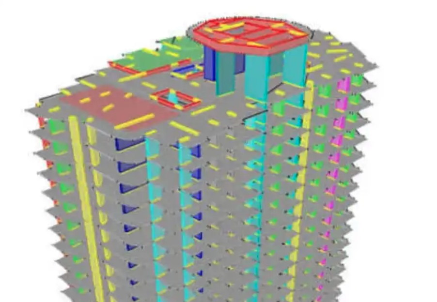 تصميم انشائى فلل ابراج