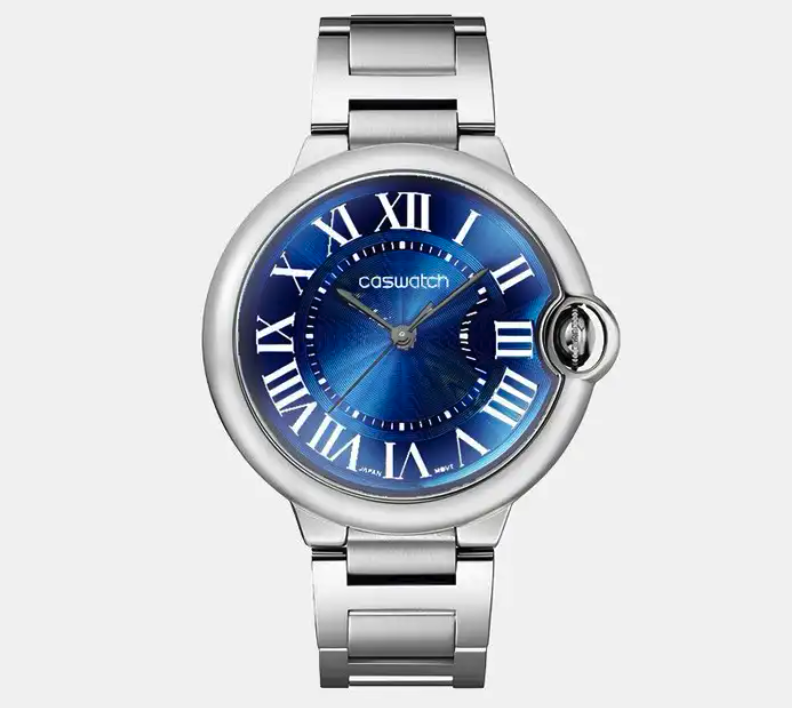ساعة كاسواتش رجالي باللون الفضي