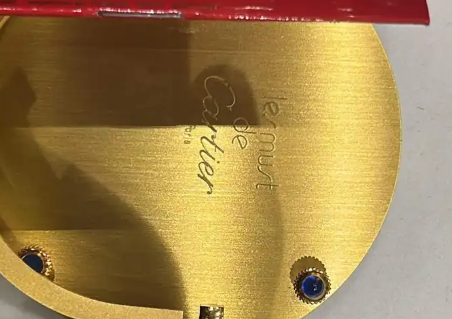 ساعة كارتير مكتبية جديدة CARTIER DESK CLOCK 1980s