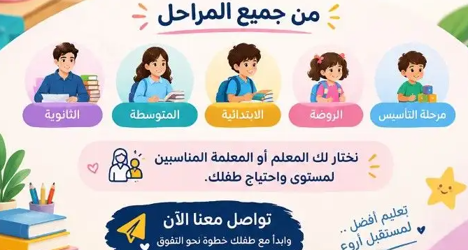 معلمه ومعلم دروس خصوصيه ثقه في التعامل