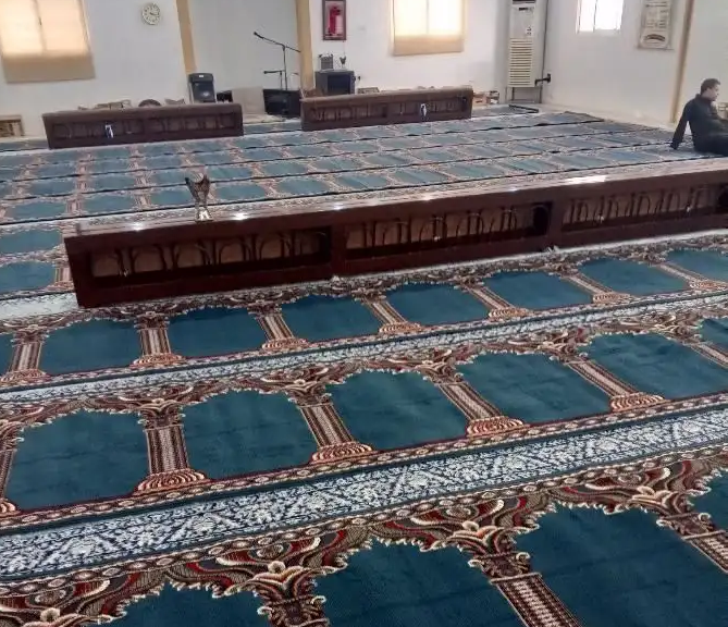 فرش مسجد ومدات صلاة وعشب زراعي وفنيل وفرش غرف بيت