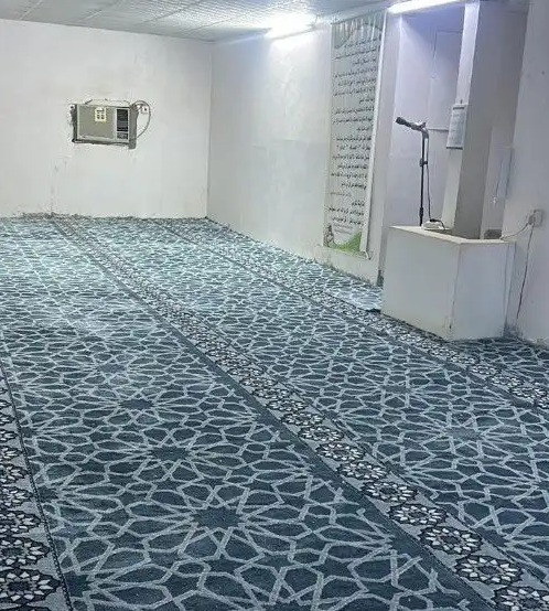 فرش مسجد ومدات صلاة وعشب زراعي وفنيل وفرش غرف بيت
