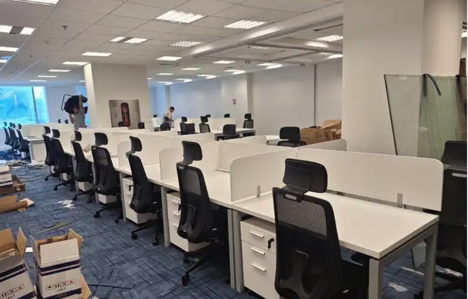 مودرن وحدة العمل مكتب مشتركة بارتيشن محطة العمل موظفين كرسي