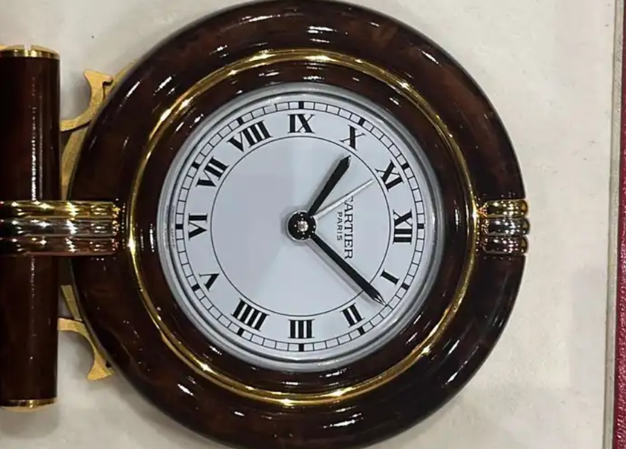 ساعة كارتير مكتبية جديدة CARTIER DESK CLOCK 1980s