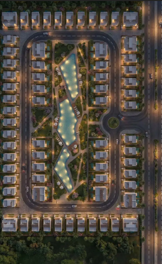 قسط 13 سنة وامتلك فيلا بسعر تنافسي في كمبوند park valley في زايد الجديدة بالقرب من مول اركان