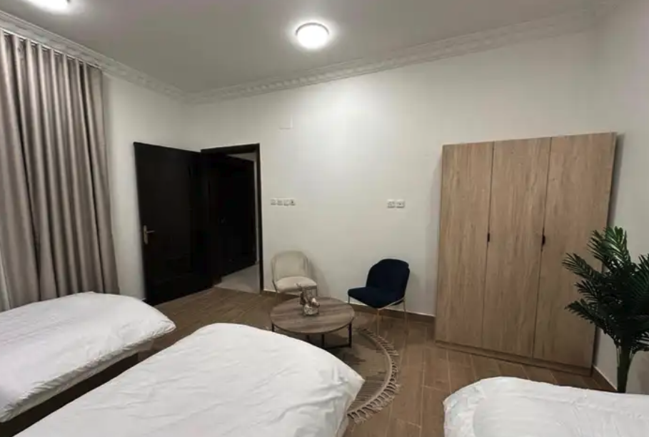 شقة مفروشة جديدة غرفتين للايجار اليومي