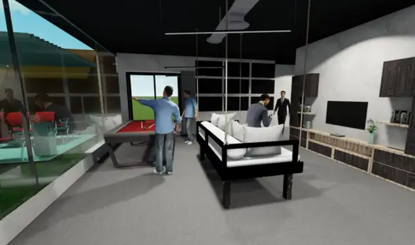 تصميم داخلي اوتوكاد او 3d