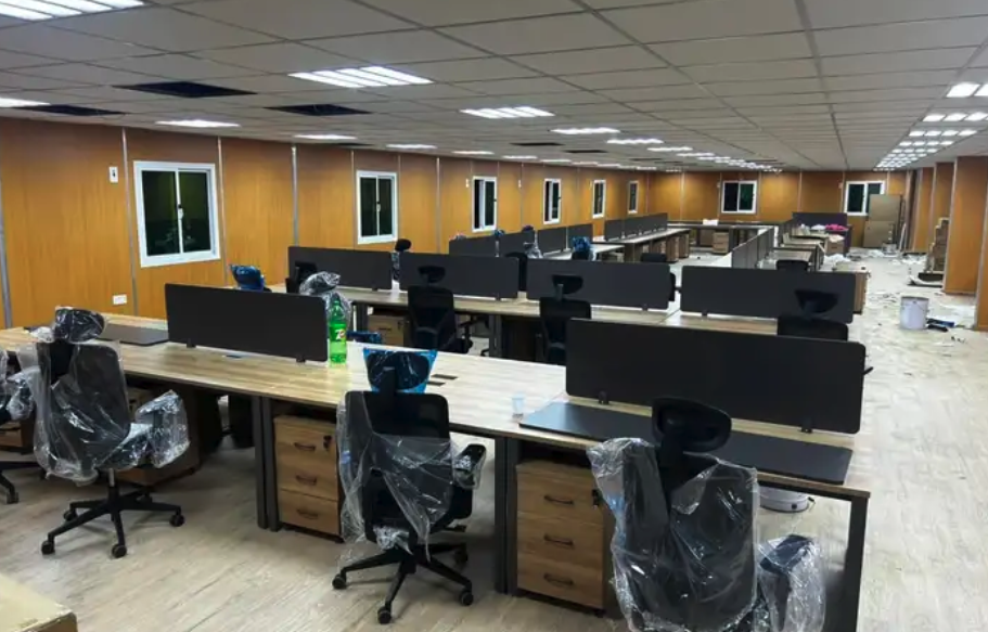 مودرن وحدة العمل مكتب مشتركة بارتيشن محطة العمل موظفين كرسي