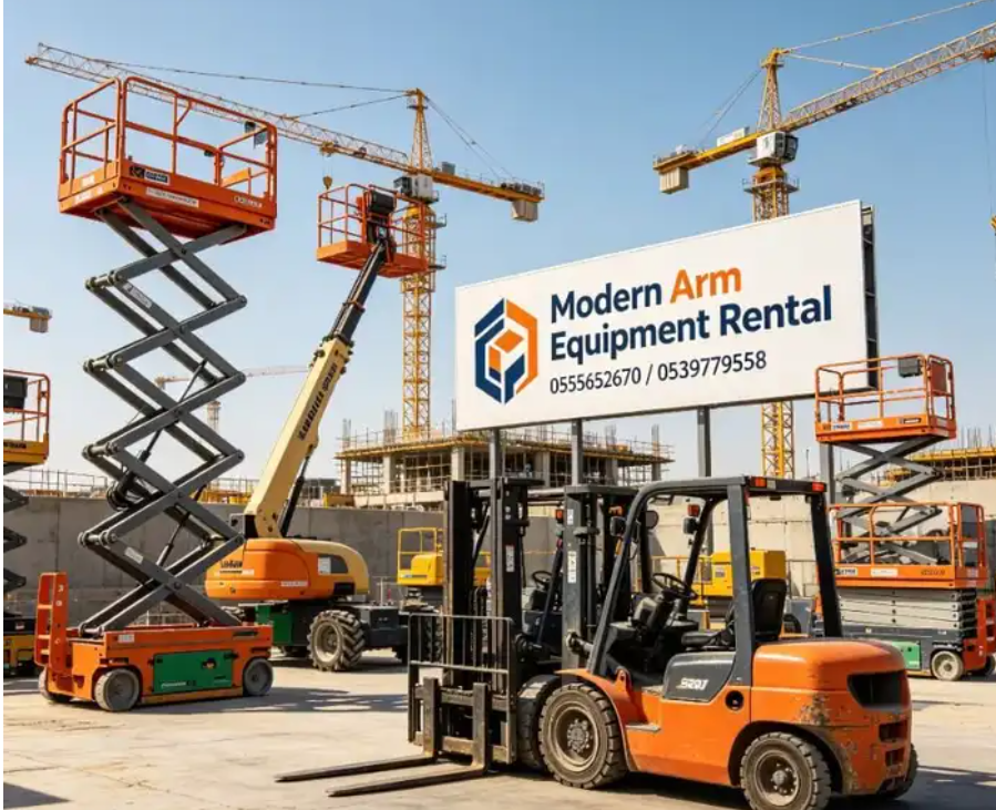 ايجار سيزر لفت scissor lift جده والرياض والدمام والمدينه