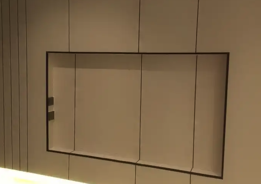 تصاميم ديكورات داخليه خلفيات شاشه بلازما ومداخل مرايات