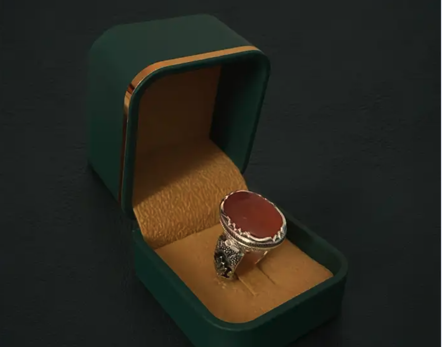 خواتم فضة عيار 925 رجالية ب احجار