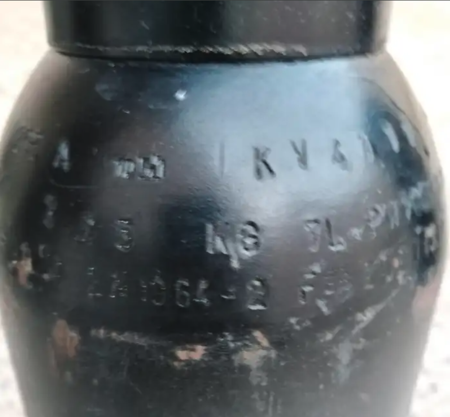 اسطوانه اكسجين قص