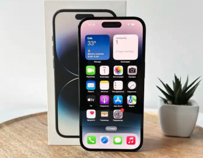 ايفون 14 برو ماكس جديد بطاريه 93..اسود