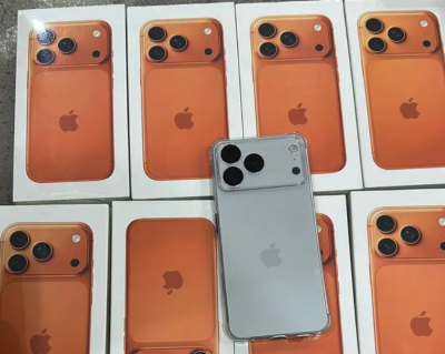 تصفيه آيفونات 17 برو ماكس جديد بالكرتون