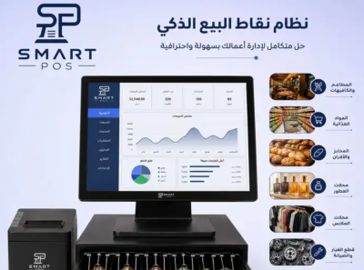 جهاز كاشير لمس و برنامج محاسبي متكامل لجميع المحلات