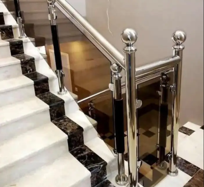 درابزين أستيل زاوية لمسه