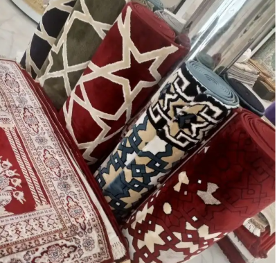 فرش مسجد ومدات صلاة وعشب زراعي وفنيل وفرش غرف بيت