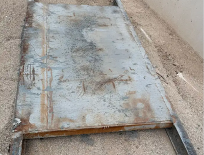 قاعدة خزان حديد الخرج