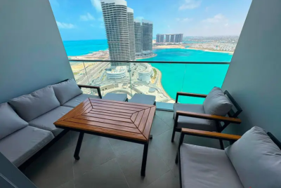 استديو فاخر للإيجار أبراج العلمين الجديدة