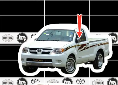 مراية هايلكس 2006 2011 وكالة بدون كهرباء