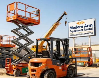ايجار سيزر لفت scissor lift جده والرياض والدمام والمدينه