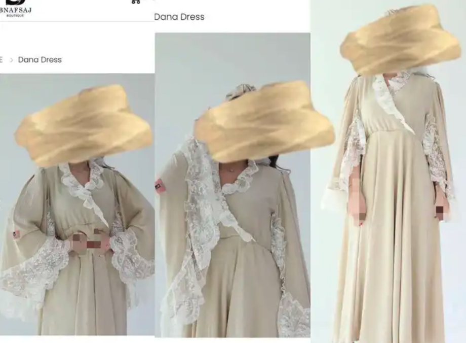 فستان للحوامل والاستقبال من الموقع الغني عن التعريف بنفسج