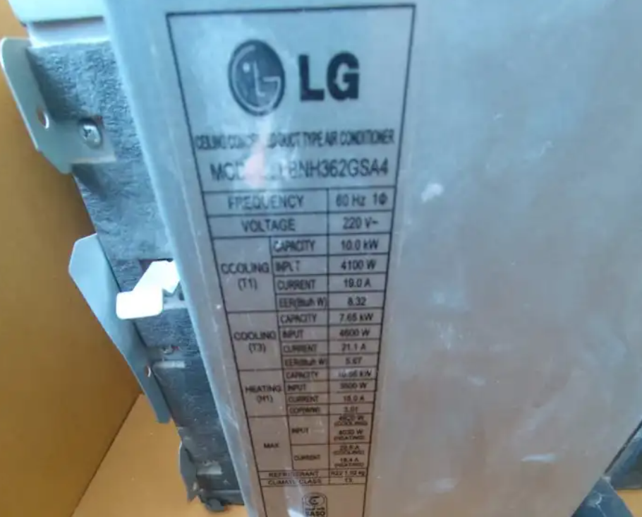 مكيف مخفي lg 3 طن